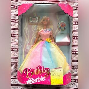 1997 Mattel Birthday Barbie Doll (New in Box!)